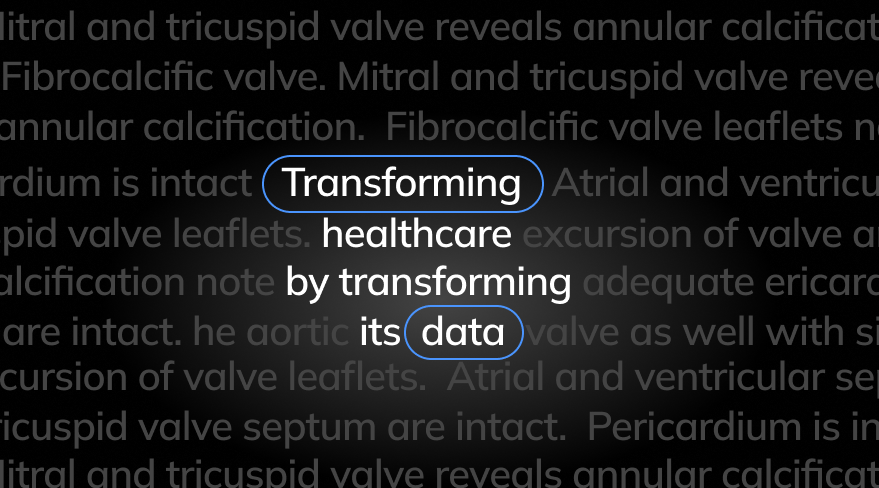 transforming healthcare by transforming its data